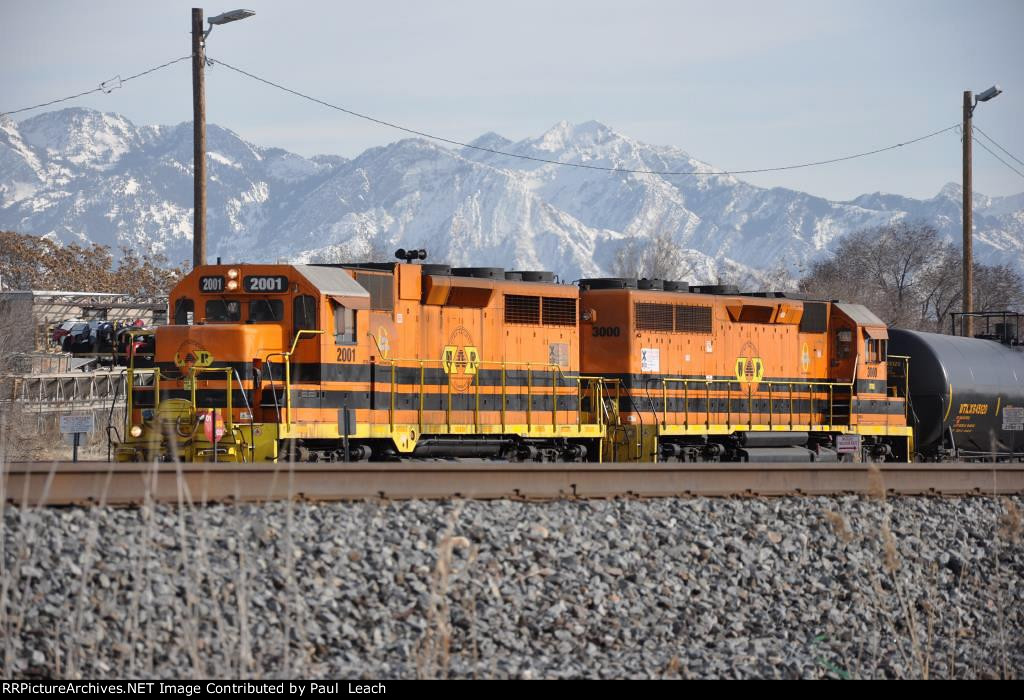 Local waits to depart the yard